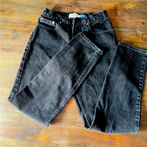 GAP Black Jeans Sz 6 Regular - Picture 1 of 7